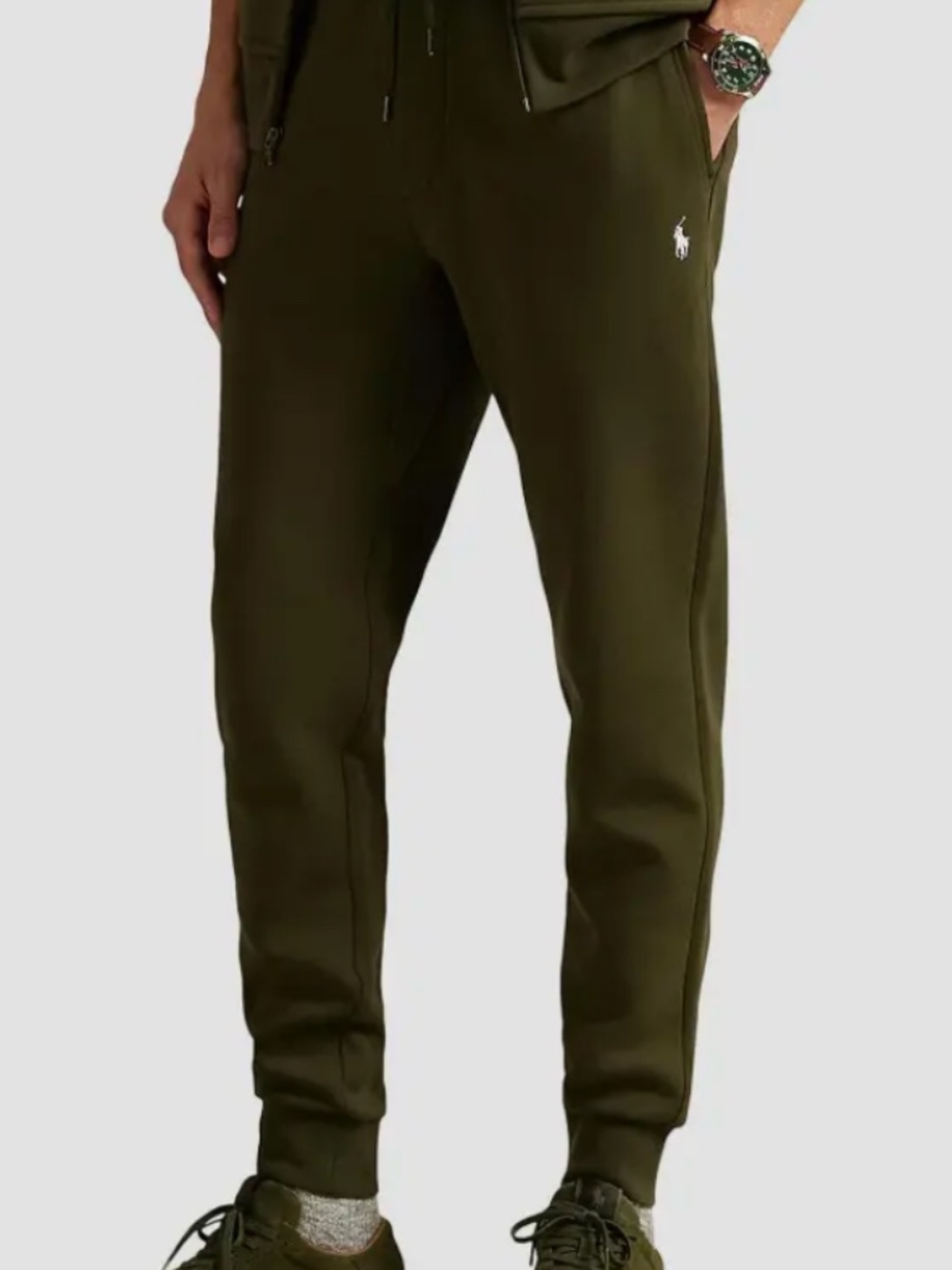 Polo Ralph Lauren, Double-Knit Jogger Sweatpants, Olive Green, Men's M